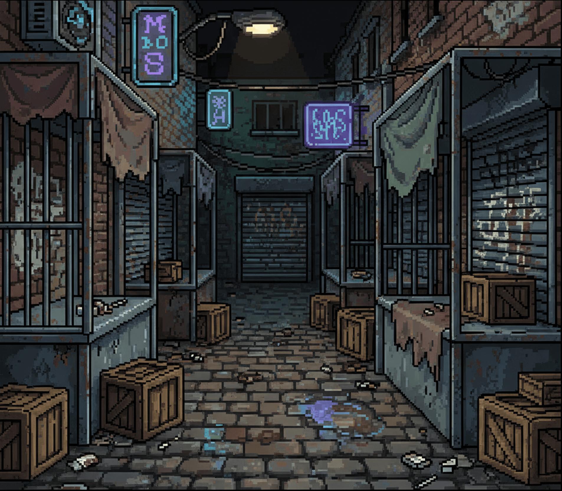 Underground marketplace showing dynamic economy